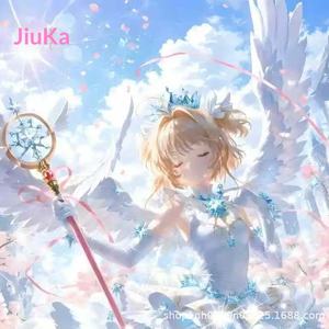 Tarjetas Coleccionables Personalizadas de Jiu Ka Cultural Creative Cardcaptor <span class=keywords><strong>Sakura</strong></span>, Segunda Edición, Exquisito Jardín de Tulipanes con Diosa de la Belleza - Product Image 2