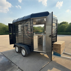 Chariots de café à glace à bière mobiles entièrement équipés pour l'extérieur-<span class=keywords><strong>Remorque</strong></span> mobile de restauration pour les événements en plein air - Product Image 2