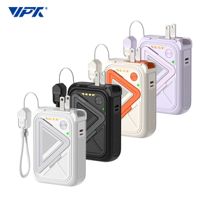 Power Bank Wireless 4 in 1 Super UPS 20000mAh con Cavi Integrati e Adattatore da Parete <span class=keywords><strong>US</strong></span> EU UK, Ricarica Rapida PD 20W - Product Image 2