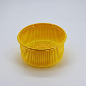 Caixa de Refeição Portátil e Durável em Plástico <span class=keywords><strong>PET</strong></span> Resistente a Baixas Temperaturas, Recipiente Médio para Alimentos com Espessura Personalizável e Logotipo - Product Image 1