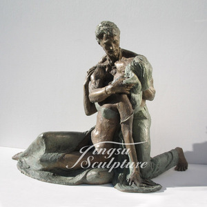 Profesional estatua antigua <span class=keywords><strong>amantes</strong></span> escultura de bronce - Product Image 3