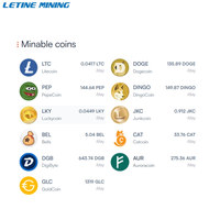 Goldshell Mini Doge III Plus 810Mh 500W Scrypt Algorithm Cryptocurrency Ltc Miner Antminer L9 L11 Goldshell Mini Doge III 700Mh