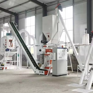 Thức ăn bữa ăn lúa mì và hầu như không 200-800 kg/giờ thức ăn làm cho máy thiết bị máy xay và trộn dây chuyền sản xuất - Product Image 1