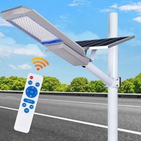 Lampe solaire à piles pour poteau, alimentée par énergie solaire, 100w 200w 300w 400w IP65, pour jardin et route