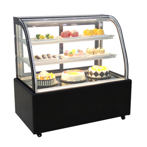 Professionnel Commercial |   Économie d'énergie |   Petit <span class=keywords><strong>réfrigérateur</strong></span> <span class=keywords><strong>encastrable</strong></span> pour présentation de gâteaux, vitrine réfrigérée avec système de refroidissement par air - Product Image 4