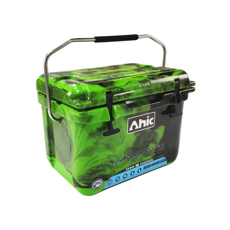 RH20 Food Grade Ice Chest Camping Kitchen Camo Cooler Box Ice Chest Portable Chilly Bin
