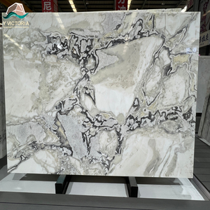 White Marble White Slabs Countertop Table Top Wall Background Stairsteps Natural Stone Marble Slabs - Product Image 1