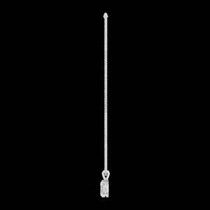Pendentif de luxe pour femme en diamant de laboratoire, plaqué rhodium, style hip-hop, avec chaîne, disponible en Or, Or rose, Or blanc, Argent – Bijoux de créateur - Product Image 3