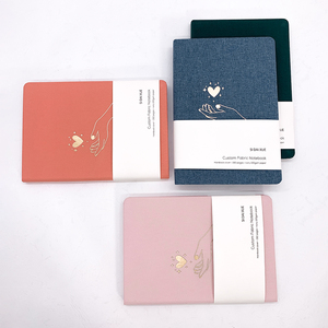 Factory Custom Stationery A5 Linen Fabric Cover <strong>Lined</strong> Journal <strong>Notebook</strong> With Hard Cover Gift Custom Logo and Personalized <strong>Diary</strong> - Product Image 4