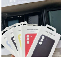 Étui en Silicone pour Samsung housse de Protection officielle en Silicone pour Galaxy S22 S22 + S22 Plus 5G housse de Protection à la mode