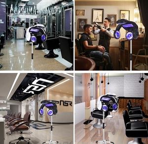 2025 Sober Modern Wall-Mounted Standing Hair Steamer Equipo de salón de barbería de alta calidad Secador de aceite de belleza Hecho a máquina Metal - Product Image 5