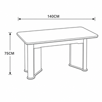 Ensemble de table à manger en marbre de luxe, cadre en métal rectangulaire blanc, mobilier d'hôtel moderne, fournisseur chinois