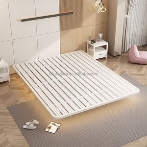 Factory Direct Sale Affordable Hotel <b>Bed</b> for 3 Star Economy Hotels Low Cost Heavy-Duty Metal <b>Platform</b> <b>Bed</b> <b>Frame</b> - Product Image 2