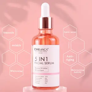 Großhandel Hautpflege Hyaluron säure Niacin amid Vitamin C E Hautpflege Anti-Aging Gesichts serum Gesichts aufhellung 5 In 1 Serum