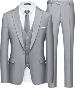 Vêtements pour hommes Fabricant de costumes pour hommes Veste Nouveau style 2026 Vente en gros Ensemble de costumes d'affaires 3 pièces Costumes de <span class=keywords><strong>mariage</strong></span> - Product Image 4