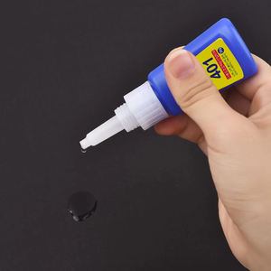 غراء فائق 401 لاصق سيانو أكريلات عالي القوة وسريع الجفاف وشامل للاستخدام على المطاط والمعادن والخشب والزجاج والأحذية والجلود والمشغولات اليدوية - Product Image 2