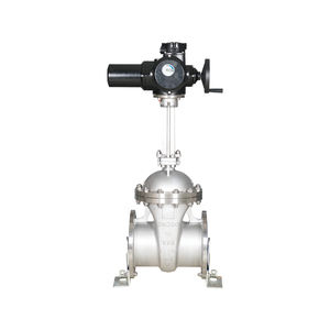 Unidade De Aço Inoxidável Flange Dupla Multi Turn Elétrico Atuado Motorizado Válvula Flange Válvula De Porta De Selo Macio - Product Image 3