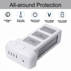 Batería para Dron DJI <span class=keywords><strong>Phantom</strong></span> 3 <span class=keywords><strong>Pro</strong></span> / Standard / Advanced / SE / 4K 15.2V 4500mAh LiPo 4S Baterías Inteligentes de Repuesto para UAV - Product Image 4