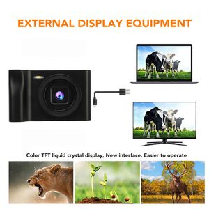 Ausek Cámara de estudiante barata Cámara de video digital multifunción 1080p Recorer compacto Zoom digital 8X - Product Image 5