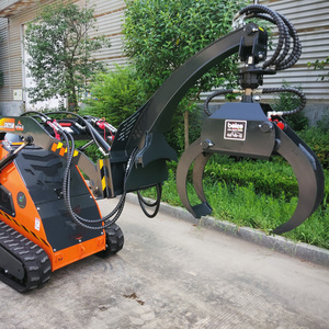 Kompakt lader Rotierender Holz greifer Wurzelharken-Greifer aufsatz für die Landschafts gestaltung - Product Image 6