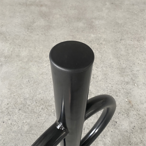 <span class=keywords><strong>Anneau</strong></span> et poste Stylebollard 2 capacité de vélo revêtement en poudre noire porte-vélo supports de stationnement pour vélos - Product Image 4