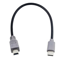 Kabel Pengisian Daya Micro ke Mini Type-C ke 2.0 Micro T-Port 5P Mendukung Transfer Data OTG dari Ponsel ke Kamera Pengisian Cepat