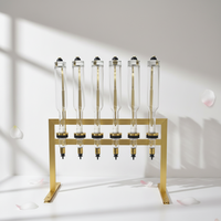 Ensemble de distributeurs de parfum de luxe à 6 bouteilles, présentoir de parfum pour la décoration de magasin