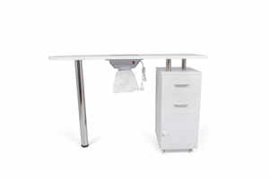 <span class=keywords><strong>Mesa</strong></span> de <span class=keywords><strong>manicura</strong></span> profesional, muebles, mesas de salón de uñas usadas, hierro blanco, todo tipo de cosméticos, soporte de Metal, MFC y ribete de PVC de 2mm - Product Image 6