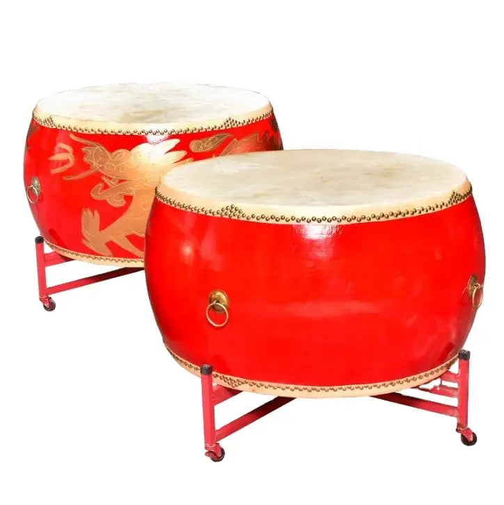 Tambor taiko de couro de vaca de alta qualidade