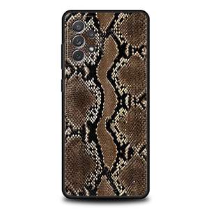 Bonita funda de teléfono de piel de serpiente de lujo para <span class=keywords><strong>Samsung</strong></span> A51 A71 A21S A12 A15 A25 A31 A41 A52 A32 A23 A33 A53 <span class=keywords><strong>A73</strong></span> A03S A05S A13 5G cubierta - Product Image 2