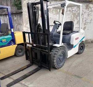 Mini carretilla elevadora diésel TCM usada de alta calidad y barata FD30 de 3 toneladas, marca japonesa FD70 FD50 en stock - Product Image 4
