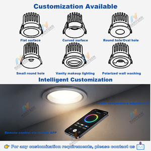 Faretto LED da Incasso Anti-Riflesso 36 LED 10W 3CCT Dimmerabile per <span class=keywords><strong>Hotel</strong></span> e Progetti Commerciali - Product Image 5