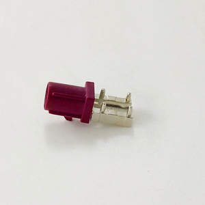90 graden antenne automatische draad waterdichte RF coaxiale Fakra mannelijke rechte hoek 50ohm impedantie <span class=keywords><strong>PCB</strong></span>-montage connectoren koper - Product Image 1