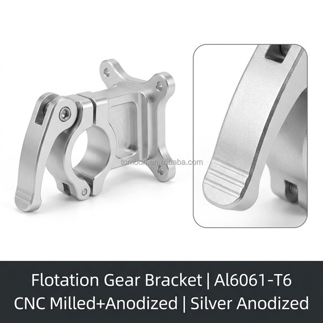On-Demand Precision CNC Milling UAV Drone Flotation Landing Gear Pontoon Aluminum Laser Engraving Parts Manufacturer