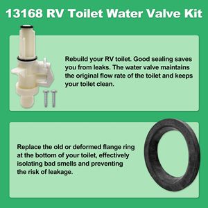 AOHONG Toilet Flush Valve <b>Kit</b> 13168 For RV Toilets Thetford <b>Magic</b> IV ABS Material Caravan Use - Product Image 4