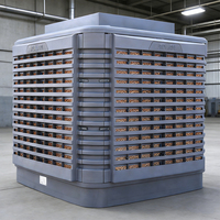 Refroidisseur d'air évaporatif industriel 30000CMH, refroidisseur d'air portable pour usine, entrepôt, utilisation en extérieur avec grand réservoir d'eau