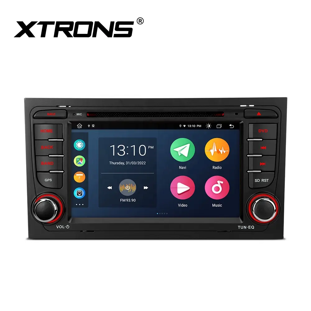 XTRONS 7นิ้ว2din Android Autoradio วิดีโอสำหรับ Audi A4 B6 B7 RS4ในตัว DSP วิทยุรถยนต์สำหรับ Seat Exeo