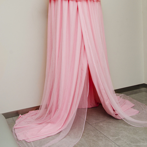 <span class=keywords><strong>Baldacchino</strong></span> Rosa Principessa a Doppio Strato <span class=keywords><strong>per</strong></span> <span class=keywords><strong>Letto</strong></span> Bambini e Neonati - Product Image 4