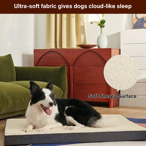 Fabrikant Op Maat Gemaakte Luxe Grote Zachte Omkeerbare Orthopedische Geheugen Ei-Krat Schuim Hond <span class=keywords><strong>Bed</strong></span> Verwijderbare Wasbare Afdekking Maat-Xl - Product Image 4
