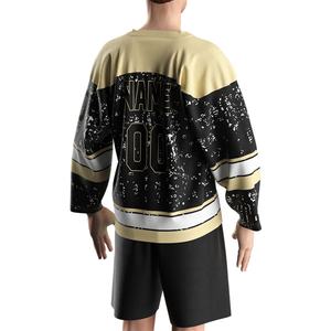 Ropa Deportiva Sublimada Personalizada de Alta Calidad, Uniformes Deportivos Sublimados para Universidad, Ropa Deportiva Retro para Hockey - Product Image 6