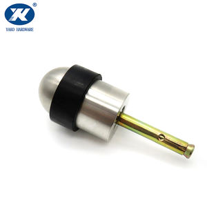 Butoir <span class=keywords><strong>de</strong></span> <span class=keywords><strong>porte</strong></span> en caoutchouc en acier inoxydable monté au <span class=keywords><strong>sol</strong></span> - Product Image 5