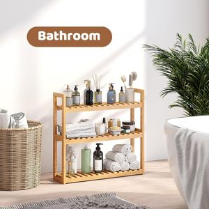 Estante de Bambú Ajustable de 3 Niveles para Libros - Product Image 6