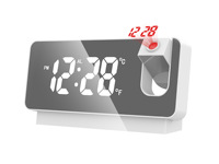 Achat en ligne de gros Horloge électronique LED multifonction grand écran avec luminosité réglable Projection alarme muet