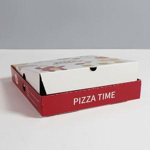 Hot Sale Offset Printed Customizable Logo Corrugated <b>Pizza</b> <b>Box</b> 6 7 8 9 10 12 Inches Food Grade <b>Pizza</b> <b>Box</b> Eco Paper <b>Box</b> for Food - Product Image 5