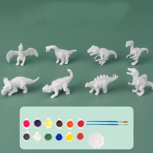 12 pièces <span class=keywords><strong>de</strong></span> jouets <span class=keywords><strong>de</strong></span> <span class=keywords><strong>dessin</strong></span> DIY pour enfants, matériau écologique sûr, kits <span class=keywords><strong>de</strong></span> peinture avec moule <span class=keywords><strong>de</strong></span> <span class=keywords><strong>dinosaure</strong></span> pour les enfants, arts et artisanat - Product Image 5
