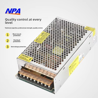 Alimentation industrielle à découpage 250W 12V 20A, boîtier métallique, double entrée de tension, alimentation centralisée haute efficacité
