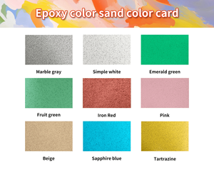 Revêtement de sol autolissant en sable coloré époxy CaiTu, effet marbre, résistant à l'usure, haute dureté, usage industriel, directement de l'usine - Product Image 6