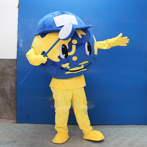 Personalizzato professionale la terra mascotte costumi per adulti cartoni animati pelliccia peluche Costume Costume personaggio in vendita - Product Image 3
