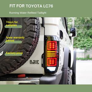 Topkwaliteit <span class=keywords><strong>LED</strong></span> achterlichten voor Toyota LC76 1985-heden. Gemodificeerde achterlichtunit, remlicht, knipperlicht, DRL, dagrijlicht. - Product Image 3