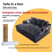 Modernes L-förmiges Modulares Ecksofa-Set Abnehmbare Sitzkissen Riesiges Schaumstoff-Cordsofa Bewegliche Eckgarnitur für Wohnzimmer